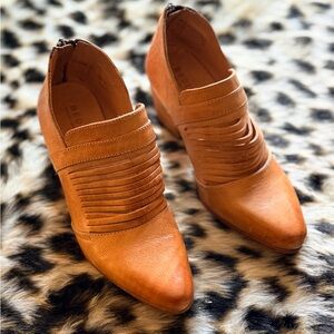 Bed Stu Tan Heeled Boots